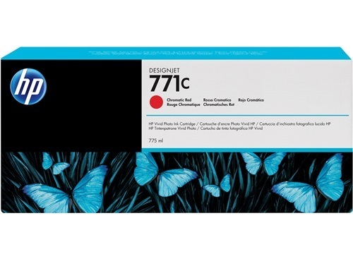 HP 771C Chromatisches Rot DesignJet Druckerpatrone, 775 ml