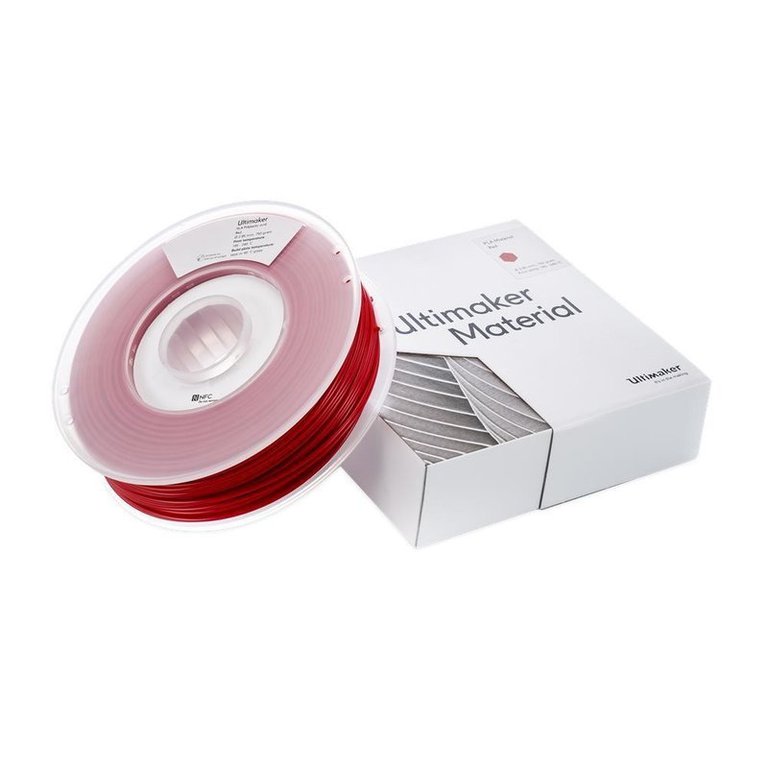 Ultimaker PLA Rot - 2,85 mm - 750 g (RAL 3020)