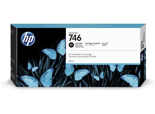 HP 746 Fotoschwarz DesignJet Druckerpatrone, 300 ml